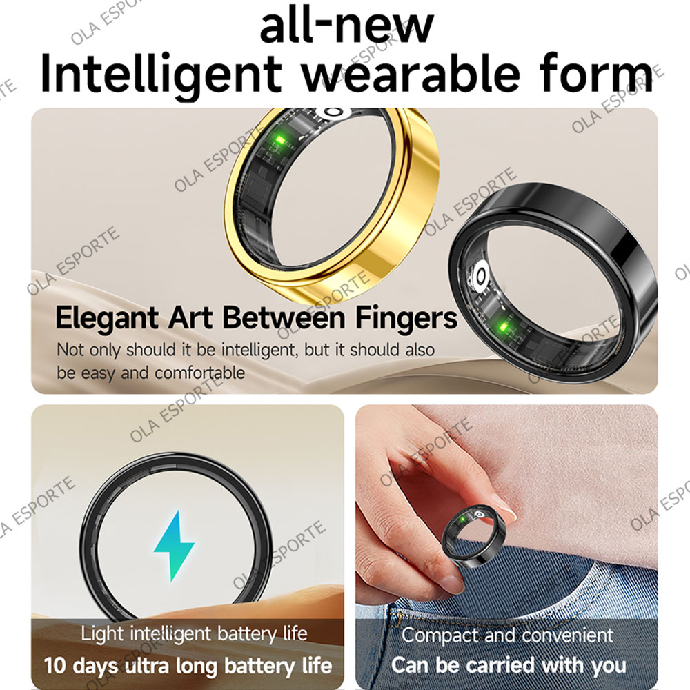 Temperature Ring Skin - خاتم ذكي جديد R09 للرجال والنساء