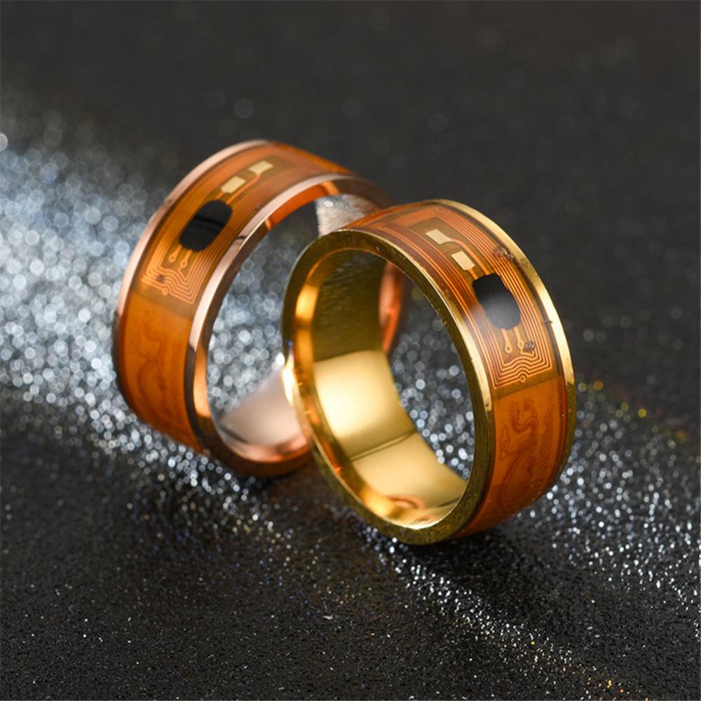 رجل زوجين خواتم NFC الفولاذ ال - مراجعة Smart Ring Nfc Pay وسعره