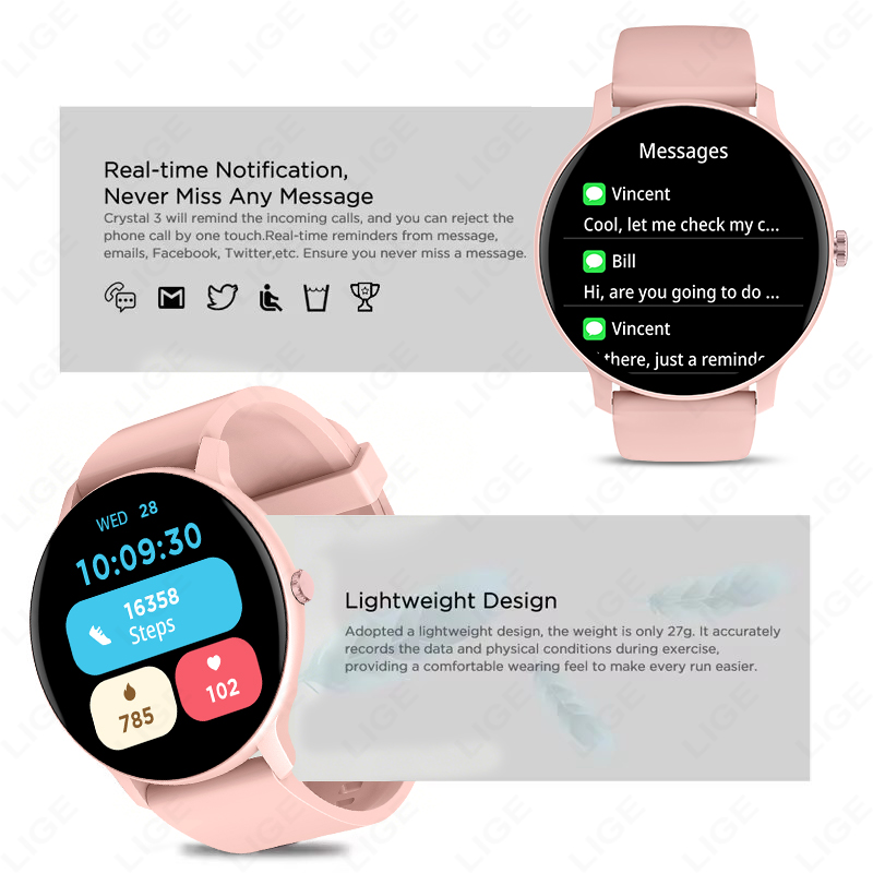 ساعة ذكية 2026 للنساء لمراقبة  - مراجعة Breath Rate Monitor وسعره