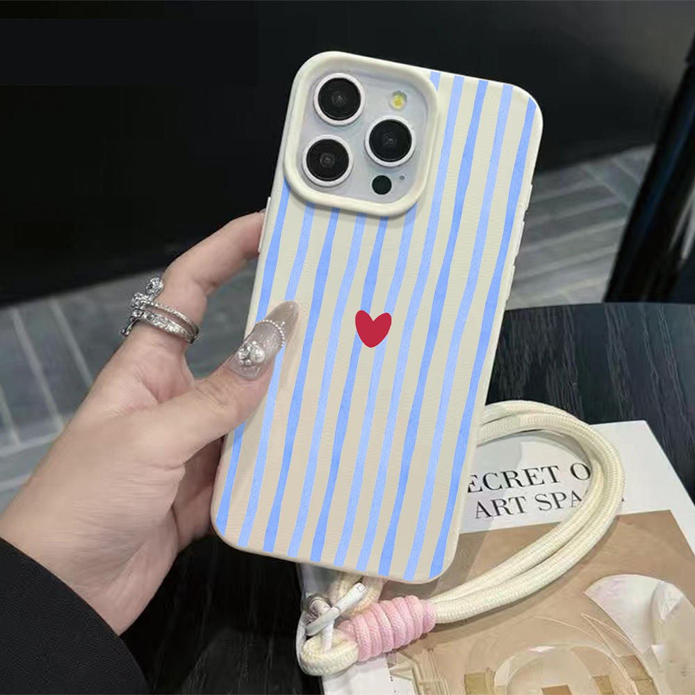 غطاء هاتف بخطوط عمودية وقلوب ل - مراجعة Apple Iphone 15 Pro Max وسعره
