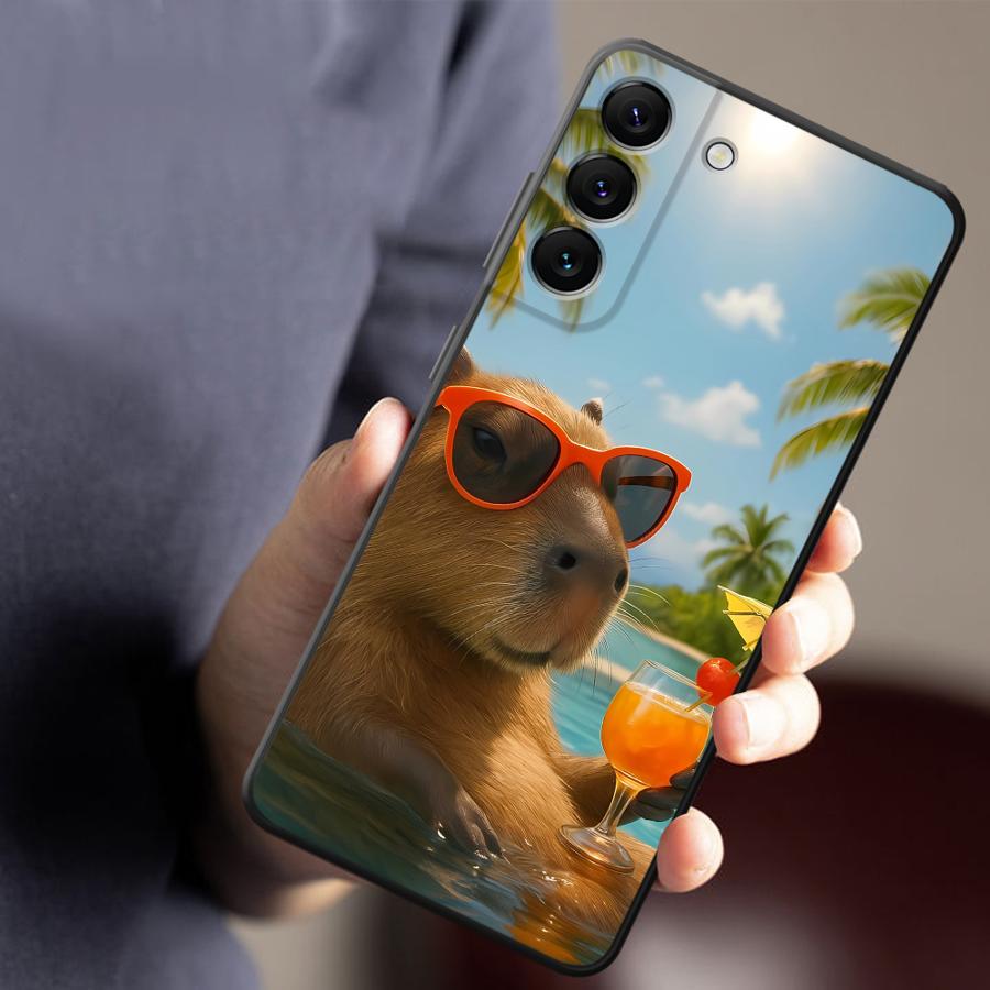 غطاء هاتف بتصميم الكابيبارا لل - مراجعة Samsung Galaxy A55 وسعره