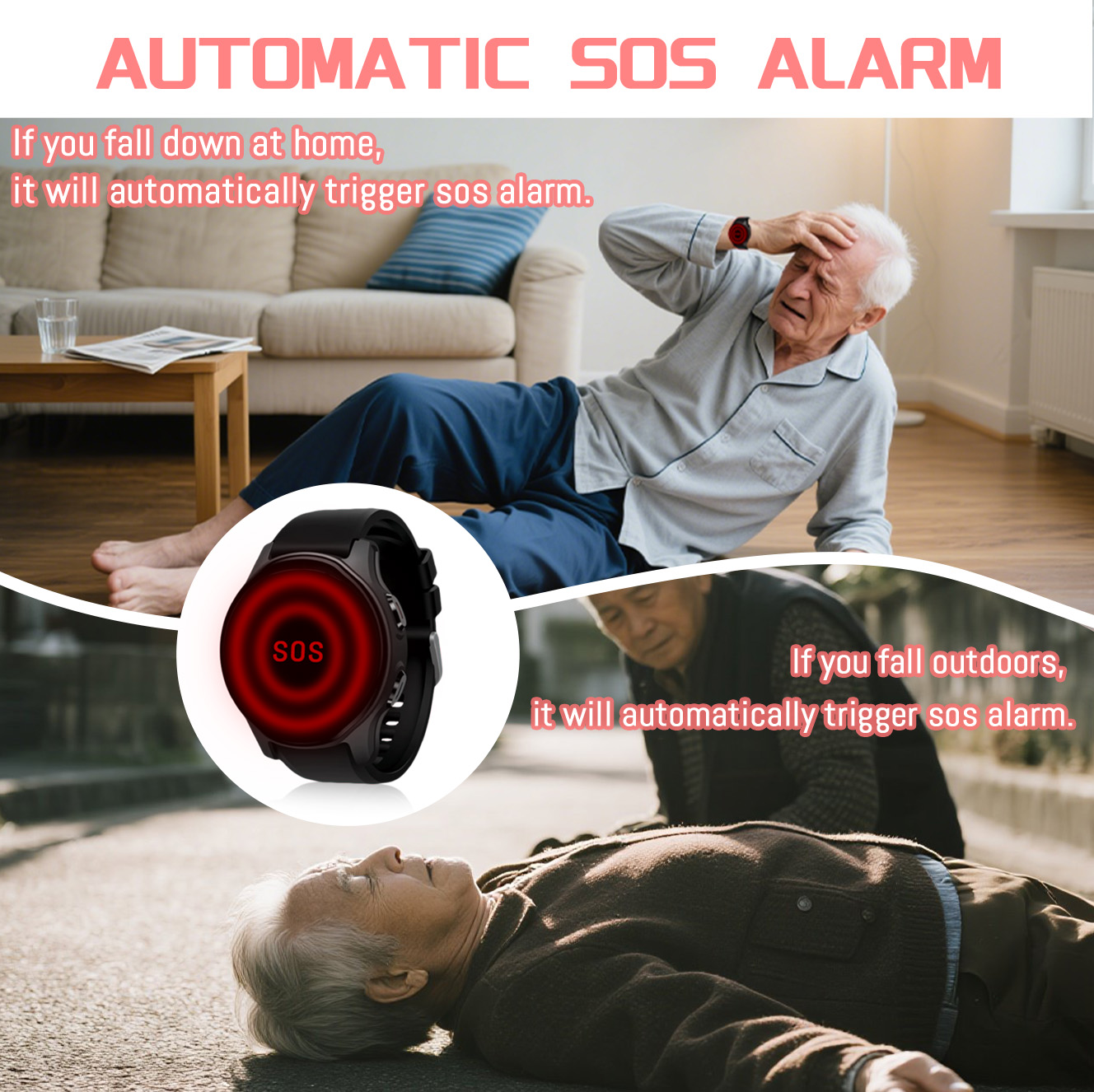 ساعة ذكية جديدة بتقنية GPS و4G - مراجعة Fall Detection Watch وسعره