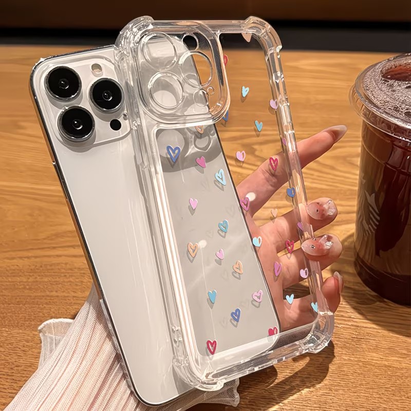 غطاء هاتف شفاف بزوايا ملونة عل - مراجعة Apple Iphone 15 Pro Max وسعره