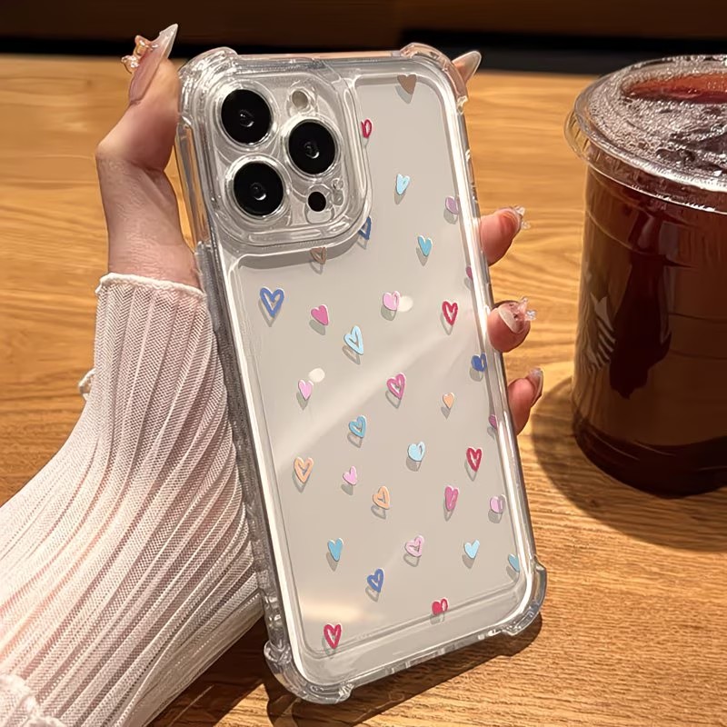 غطاء هاتف شفاف بزوايا ملونة عل - مراجعة Apple Iphone 15 Pro Max وسعره