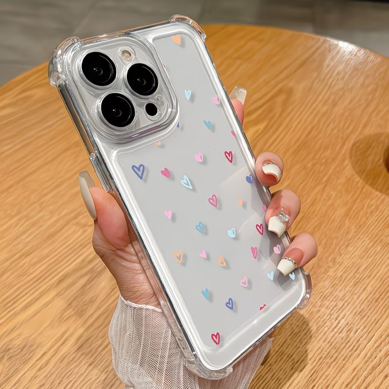 غطاء هاتف شفاف بزوايا ملونة عل - مراجعة Apple Iphone 15 Pro Max وسعره